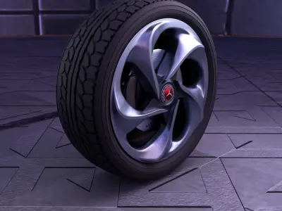 Car Wheel 3D model