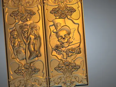 Skul releif 3D print model