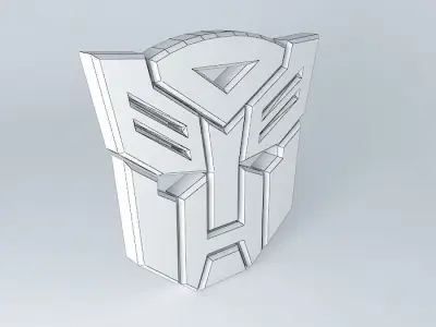 Transformers logo Free 3D model