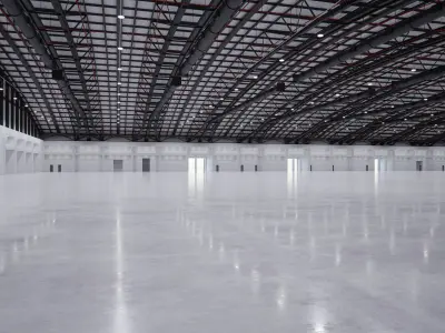 Exhibition Hall Interior 8 Low-poly 3D model