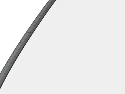 A modern metallic Mirror in irregular shape Free 3D print model