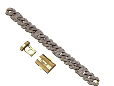 cuban chain luxury   3D print model