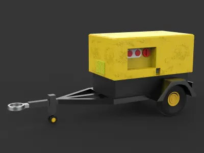 Electric generator  3D model