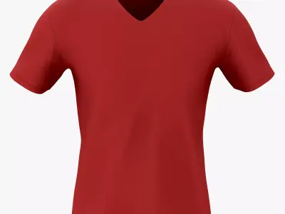 T-Shirt 02 Low-poly 3D model