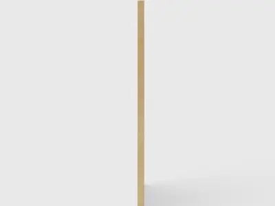 Bundle Wood Gallery Frames Rectangle Wheat 3D model