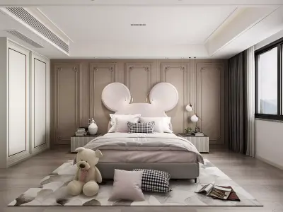 Children Room Interior 3D model
