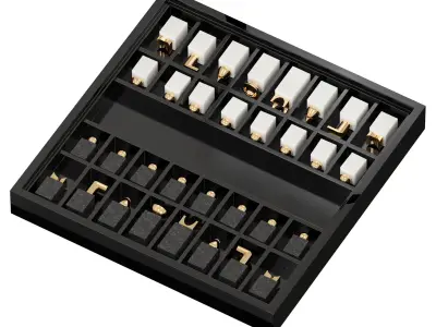 L-OBJET Chess Set 3D model