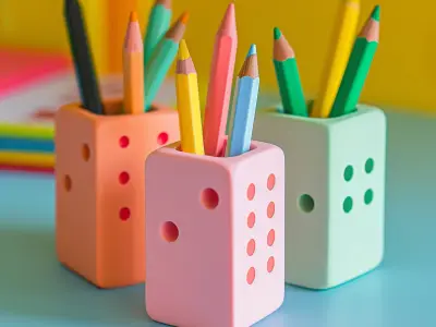 Dice Multi-Purpose Holder 3D print model