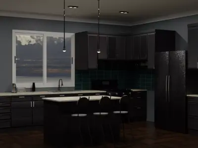 Kitchen Set 3D model