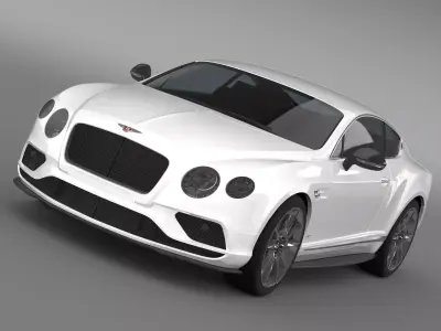 Bentley Continental GT V8 S 2015 3D model