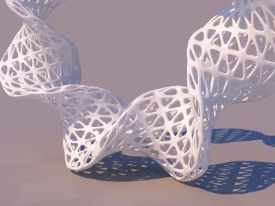 0111 - Organic Shape 3D model