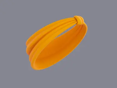 Lady Headband 3D model
