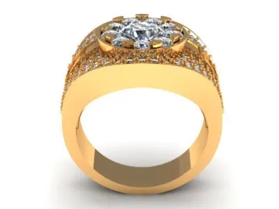 Man Wedding Ring 260 3D print model