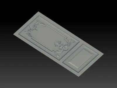 ITALY STYLE MAIN DOOR 3D model