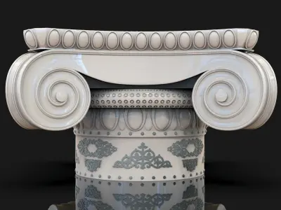 column head 002 3D model