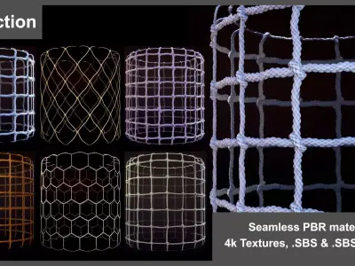 Net Substance materials collection Texture