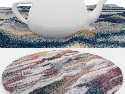 Rugs No 389 Low-poly 3D model