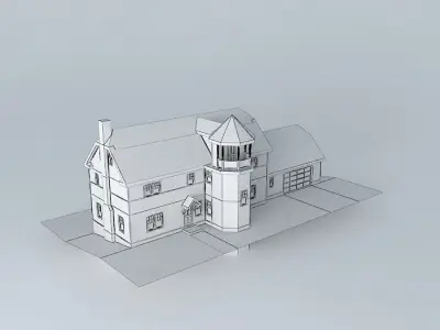 DIY house Free 3D model
