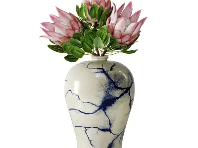Vases Set 04 3D model