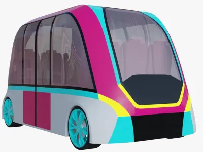 Minibus generic V 3D model