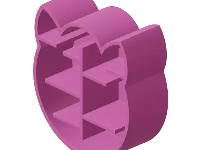 Plastic Kids Organizer Stand Toy 3D model