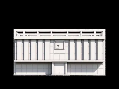 13 Modern Office Building 3D model