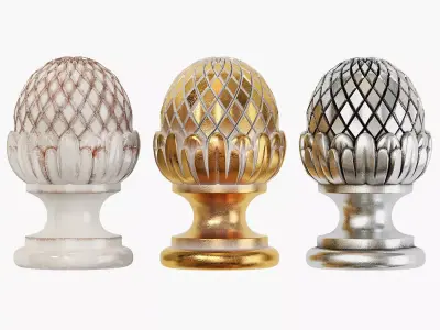 Classic carved 203 3D model