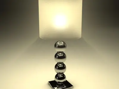 Sphere table lamp 3D model