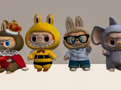 Modern Toys Labu Handmade Toys 3D model