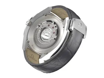 Omega Globemaster Silver 3D model