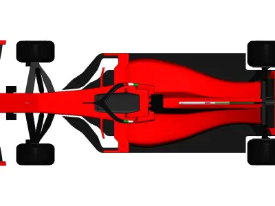 Formula 1 2019 Car 3D Model 3D model