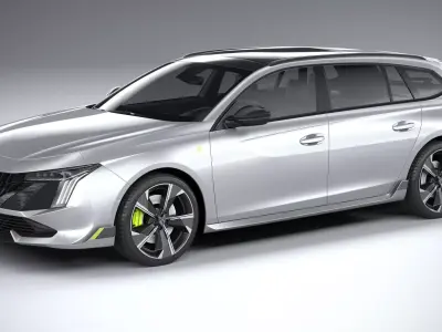 Peugeot 508 SW PSE 2023 3D model