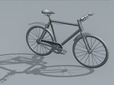 Bicycle Opera 3D Lowpoly Model  in Less Price Low-poly 3D model