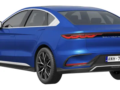 BYD Han 2025 3D model