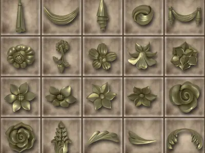 Ornamental Vol 06 3D model