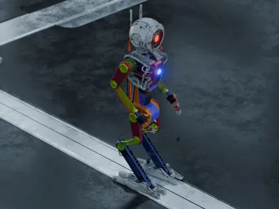 Robot Frank QBT 3D model