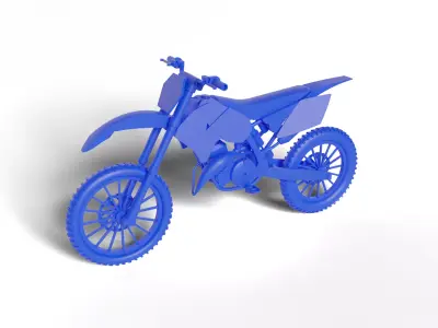 Dirt bike Motorcycle 3d print 3D print model