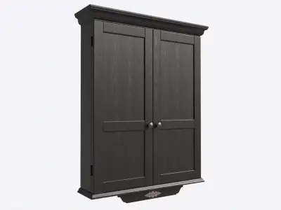 Dartboard Cabinet Classic 3D model