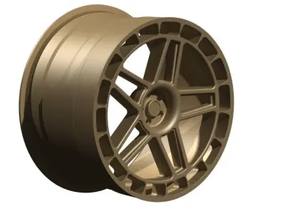 Fifteen52 Turbomac Rim V2 Low-poly 3D model