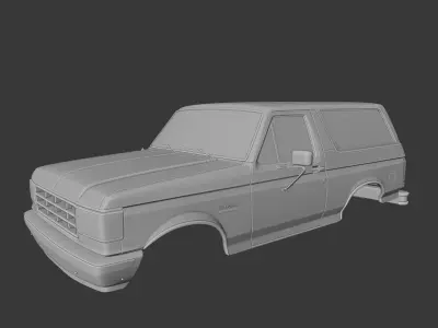 Off-Road SUV Body Inspired by 1970s Bronco 3D print model