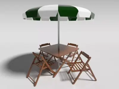 BEACH TABLE 3D model
