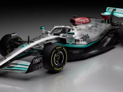 Mercedes-AMG Petronas F1 W13 Barcelona pre-season test version 3D model