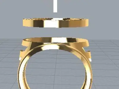 RING MEDUSA 3D print model
