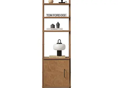 Bookcase Maxi with Cabinet 3D model