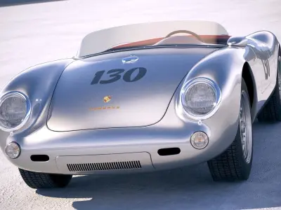 Porsche Spyder 550 1953 3D model