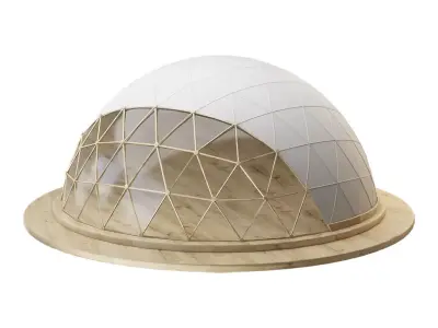 Dome Glamping Geodome 3D model