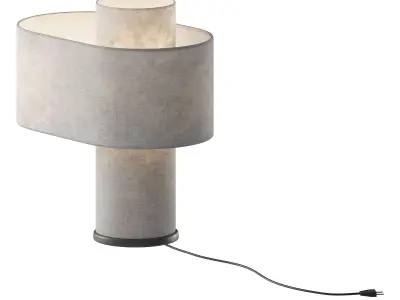 Beige Heron Table Lamp 3D model