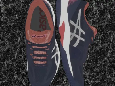 ASICS COURT SPEED FF 3D SHOES Low-poly 3D model