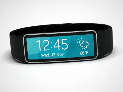 Samsung Gear Fit All Colors 3D model