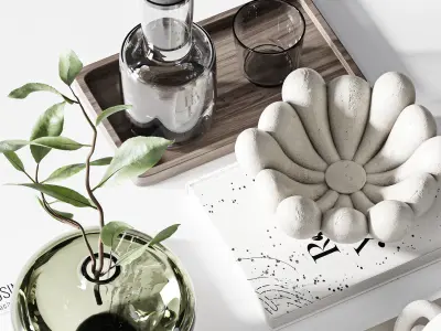 Decorative set02 3D model